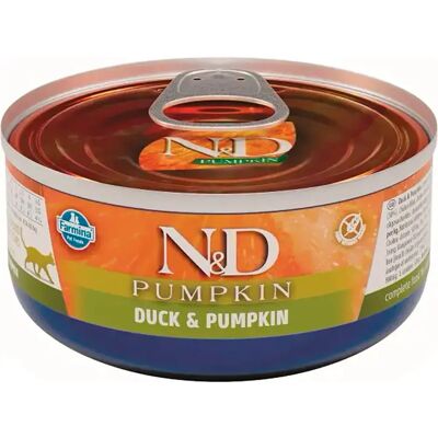 Farmina Pâtée Pour Chats N&d Canard Et Potiron 24x70g One Size - Publicité Farmina Pâtée Pour Chats N&d Canard Et Potiron 24x70g One Size - Publicité