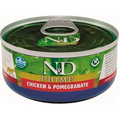 Farmina Pâtée Pour Chat Au Poulet 24x70g N&d Prime Multicolor One Size - Publicité Farmina Pâtée Pour Chat Au Poulet 24x70g N&d Prime Multicolor One Size - Publicité