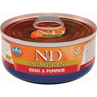 Farmina Pâtée Pour Chat à La Caille Et Au Potiron N&d 24x70g Multicolor One Size - Publicité Farmina Pâtée Pour Chat à La Caille Et Au Potiron N&d 24x70g Multicolor One Size - Publicité