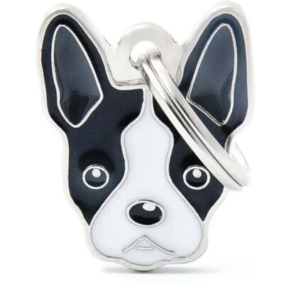 Médaille Boston Terrier My Family - Bijoux Race Canine - Publicité Médaille Boston Terrier My Family - Bijoux Race Canine - Publicité