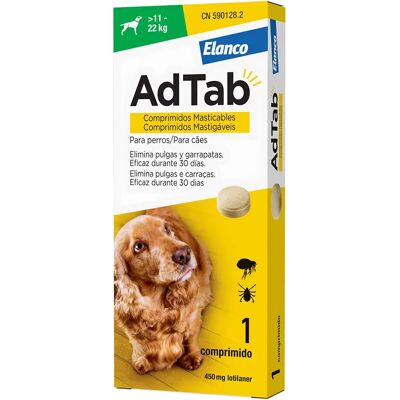 Novavet AdTab Chien 450mg - Traitement puces et tiques 11-22kg - Publicité Novavet AdTab Chien 450mg - Traitement puces et tiques 11-22kg - Publicité