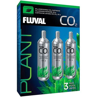 Fluval Cartouches Jetables Pressurisées Au Co2 88g 3 Unités Silver One Size - Publicité Fluval Cartouches Jetables Pressurisées Au Co2 88g 3 Unités Silver One Size - Publicité