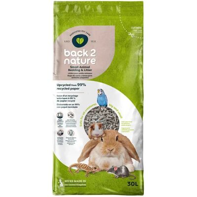 Back2Nature Pellets en Papier Recyclé - Litière pour Petits Animaux - Publicité Back2Nature Pellets en Papier Recyclé - Litière pour Petits Animaux - Publicité