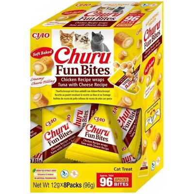 INABA CIAO - Collations pour chats - Snacks délicieux pour chats - Pack 8 x 12g - Publicité INABA CIAO - Collations pour chats - Snacks délicieux pour chats - Pack 8 x 12g - Publicité