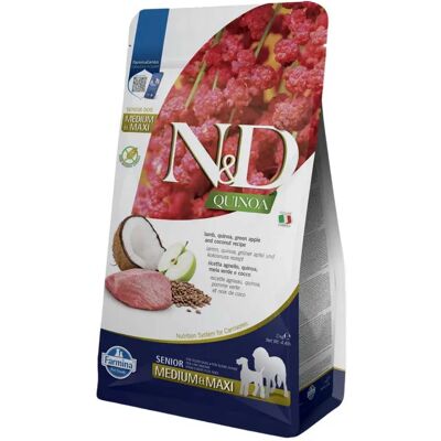 Farmina Nourriture Pour Chien à L´agneau N&d Quinoa Senior Med Maxi 2kg Multicolor One Size - Publicité Farmina Nourriture Pour Chien à L´agneau N&d Quinoa Senior Med Maxi 2kg Multicolor One Size - Publicité