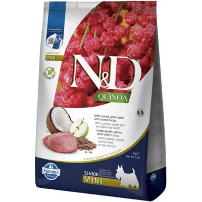 Farmina Nourriture Pour Chien à L´agneau N&d Quinoa Senior Mini 5kg Multicolor One Size - Publicité Farmina Nourriture Pour Chien à L´agneau N&d Quinoa Senior Mini 5kg Multicolor One Size - Publicité