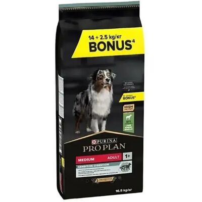 Purina Nourriture Pour Chien Pro Plan Adult Medium Sensitive Skin 14+2.5kg Multicolor One Size - Publicité Purina Nourriture Pour Chien Pro Plan Adult Medium Sensitive Skin 14+2.5kg Multicolor One Size - Publicité