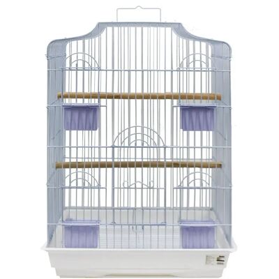 Nobleza Cage à Oiseaux B40401jyo 47.5x36x68 Cm White One Size - Publicité Nobleza Cage à Oiseaux B40401jyo 47.5x36x68 Cm White One Size - Publicité
