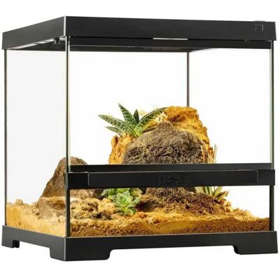 Exo Terra Terrarium Pro Terrarium Xs Wide 30x30x30cm Black 30 x 30 x 30 cm - Publicité Exo Terra Terrarium Pro Terrarium Xs Wide 30x30x30cm Black 30 x 30 x 30 cm - Publicité
