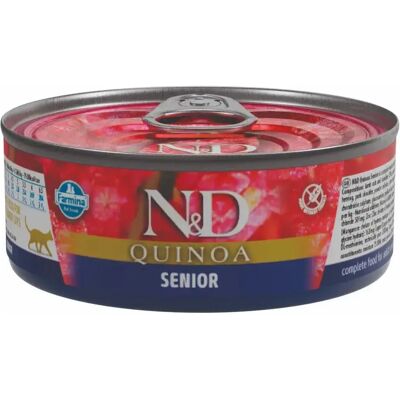 Farmina Nourriture Humide Pour Chats 24x80g N&d Quinoa Senior One Size - Publicité Farmina Nourriture Humide Pour Chats 24x80g N&d Quinoa Senior One Size - Publicité
