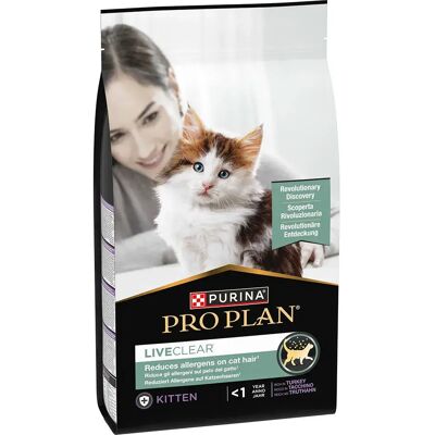 Purina Nourriture Pour Chat à La Dinde Pro Plan Liveclear Kitten 1.4kg One Size - Publicité Purina Nourriture Pour Chat à La Dinde Pro Plan Liveclear Kitten 1.4kg One Size - Publicité