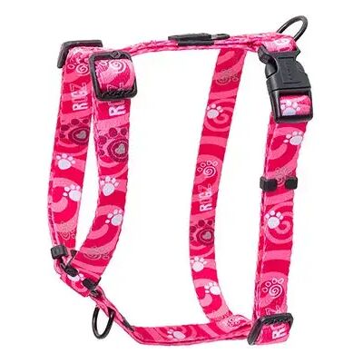 Rogz Harnais Pour Chien Fusion Pink Paw L - Publicité Rogz Harnais Pour Chien Fusion Pink Paw L - Publicité