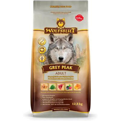 Wolfsblut Nourriture Pour Chiens Gray Peak à La Chèvre Et Aux Patates Douces 12.5kg Multicolor 12.5kg - Publicité Wolfsblut Nourriture Pour Chiens Gray Peak à La Chèvre Et Aux Patates Douces 12.5kg Multicolor 12.5kg - Publicité