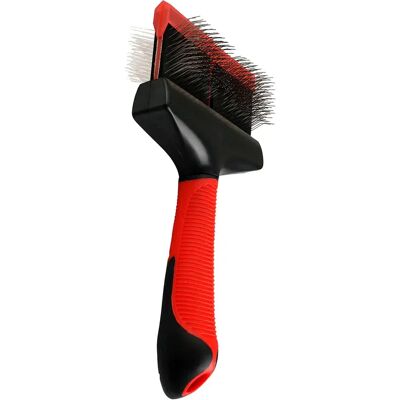 Flamingo Brosse 2 En 1 Universal Premium Care Large Red / Black One Size - Publicité Flamingo Brosse 2 En 1 Universal Premium Care Large Red / Black One Size - Publicité