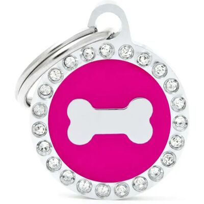 Glam Cœur Rose Charm - Médaille - Publicité Glam Cœur Rose Charm - Médaille - Publicité