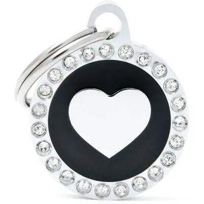 Myfamily Médaille Glam Ronde Pour Animal Avec Cœur Black One Size - Publicité Myfamily Médaille Glam Ronde Pour Animal Avec Cœur Black One Size - Publicité