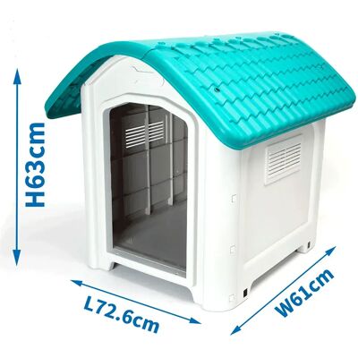 Nobleza Niche Pour Chien Green / White 72.6 x 61 x 63 cm - Publicité Nobleza Niche Pour Chien Green / White 72.6 x 61 x 63 cm - Publicité