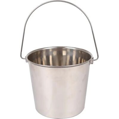 Nobleza Seau Acier Inoxydable Silver 8.5L - Publicité Nobleza Seau Acier Inoxydable Silver 8.5L - Publicité