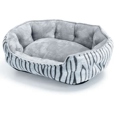 Nobleza Lit Pour Chien Zebra Print 3 Unités Grey One Size - Publicité Nobleza Lit Pour Chien Zebra Print 3 Unités Grey One Size - Publicité