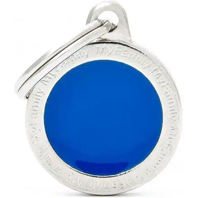 Myfamily Médaille Pour Animaux Classic Circle Small Blue One Size - Publicité Myfamily Médaille Pour Animaux Classic Circle Small Blue One Size - Publicité