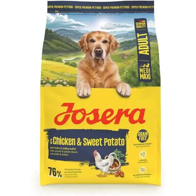 Josera Nourriture Pour Chiens Adultes Medi/maxi Chicken&sweetpotato-12.5kg Multicolour 12.5Kg - Publicité Josera Nourriture Pour Chiens Adultes Medi/maxi Chicken&sweetpotato-12.5kg Multicolour 12.5Kg - Publicité