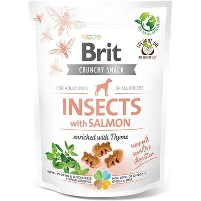 Brit Care Cracker Croustillant Aux Insectes Et Au Saumon Friandise Pour Chien 6x200g 6x200g - Publicité Brit Care Cracker Croustillant Aux Insectes Et Au Saumon Friandise Pour Chien 6x200g 6x200g - Publicité