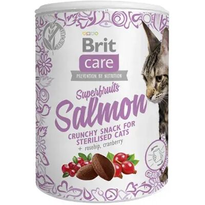 Brit Friandises Soin Aux Superfruits Pour Chat Adulte Au Saumon 6x100g 6x100g - Publicité Brit Friandises Soin Aux Superfruits Pour Chat Adulte Au Saumon 6x100g 6x100g - Publicité
