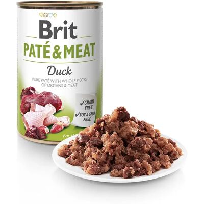 Brit Nourriture Humide Pour Chiens Adultes Pâté De Viande Au Canard 6x400g 6x400g - Publicité Brit Nourriture Humide Pour Chiens Adultes Pâté De Viande Au Canard 6x400g 6x400g - Publicité