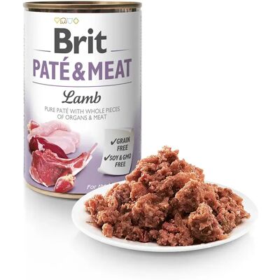 Brit Pâtée De Viande à L´agneau Pour Chien Adulte Nourriture Humide 6x400g 6x400g - Publicité Brit Pâtée De Viande à L´agneau Pour Chien Adulte Nourriture Humide 6x400g 6x400g - Publicité