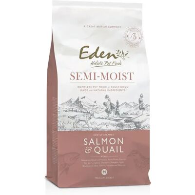 Nourriture pour chiens Eden 60/40 Saumon et Caille Semi-Humide - 10kg - Publicité Nourriture pour chiens Eden 60/40 Saumon et Caille Semi-Humide - 10kg - Publicité