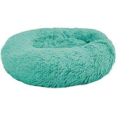 Yagu Lit Pour Animaux De Compagnie Donut Antiestres Turquoise 65 x 65 x 15 cm - Publicité Yagu Lit Pour Animaux De Compagnie Donut Antiestres Turquoise 65 x 65 x 15 cm - Publicité