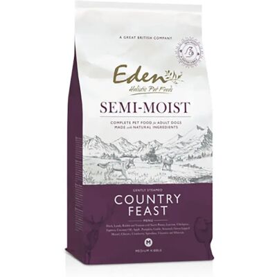 Nourriture pour chiens Eden Kibble Moyen - Country Feast 10kg - Publicité Nourriture pour chiens Eden Kibble Moyen - Country Feast 10kg - Publicité
