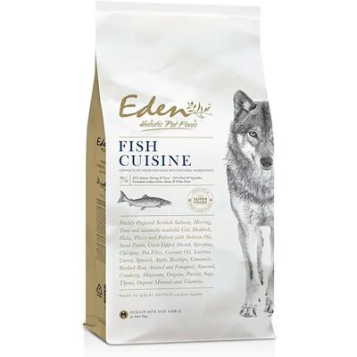 Eden Aliment 80/20 Fish Cuisine Pour Chiens De Taille Moyenne Et Grande 12 Kg Brown One Size - Publicité Eden Aliment 80/20 Fish Cuisine Pour Chiens De Taille Moyenne Et Grande 12 Kg Brown One Size - Publicité