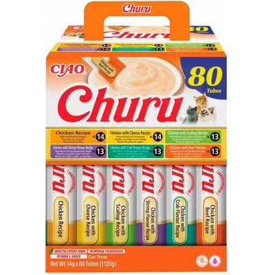 Inaba Nourriture Humide Pour Chats Churu Chicken Mix 14 G 80 Unités Brown One Size - Publicité Inaba Nourriture Humide Pour Chats Churu Chicken Mix 14 G 80 Unités Brown One Size - Publicité
