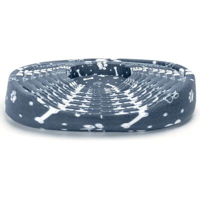 Nobleza Lit Pour Chien Bone Print 10 Unités Grey / White One Size - Publicité Nobleza Lit Pour Chien Bone Print 10 Unités Grey / White One Size - Publicité