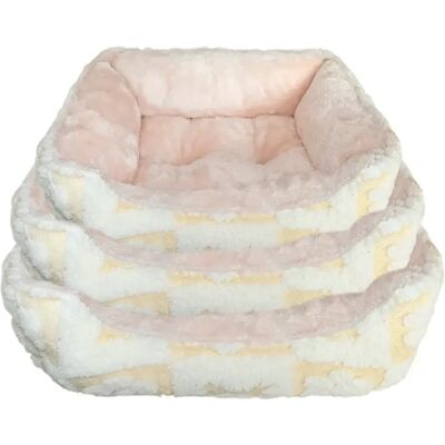 Nobleza Lit Pour Chien Paw & Bone Rectangular Padded 3 Unités Beige One Size - Publicité Nobleza Lit Pour Chien Paw & Bone Rectangular Padded 3 Unités Beige One Size - Publicité