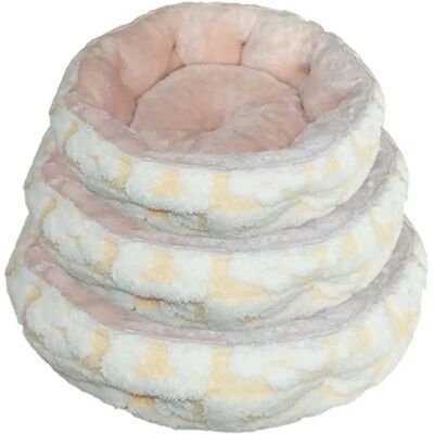 Nobleza Lit Pour Chien Paw & Bone Round Padded 3 Unités Beige One Size - Publicité Nobleza Lit Pour Chien Paw & Bone Round Padded 3 Unités Beige One Size - Publicité