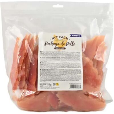 Nayeco Snack Pour Chien à Base De Poitrine De Poulet De Ferme De New York 1kg 1kg - Publicité Nayeco Snack Pour Chien à Base De Poitrine De Poulet De Ferme De New York 1kg 1kg - Publicité