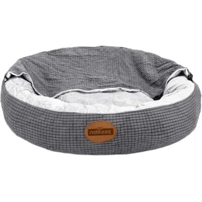 Nobleza Lit Pour Chien Semi Enclosed Dark Grey 66 cm - Publicité Nobleza Lit Pour Chien Semi Enclosed Dark Grey 66 cm - Publicité