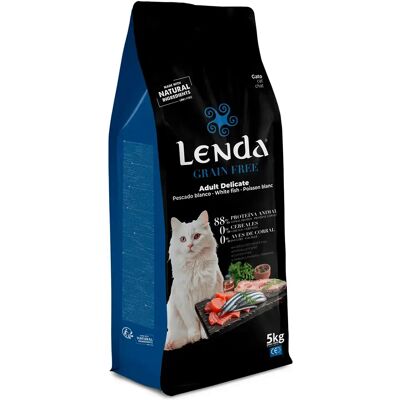 Lenda Nourriture Pour Chats Adult Delicate Grain Free 5kg One Size - Publicité Lenda Nourriture Pour Chats Adult Delicate Grain Free 5kg One Size - Publicité