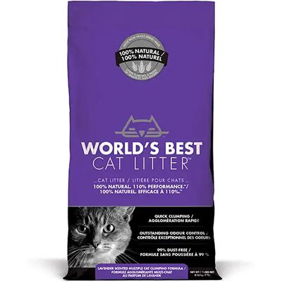 Litière pour chat à la lavande World's Best - Litière pour chat - Publicité Litière pour chat à la lavande World's Best - Litière pour chat - Publicité