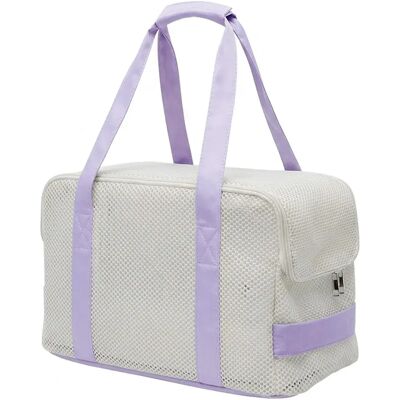 Nobleza Sac Pour Animaux De Compagnie Solid Color Light Grey / Purple 38 x 20.8 x 24 cm - Publicité Nobleza Sac Pour Animaux De Compagnie Solid Color Light Grey / Purple 38 x 20.8 x 24 cm - Publicité