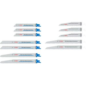 Bosch Accesorios Jeu De Lames De Scie Sabre Pro 12 Pièces Grey One Size - Publicité Bosch Accesorios Jeu De Lames De Scie Sabre Pro 12 Pièces Grey One Size - Publicité