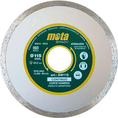 Disque de coupe Mota - 230mm Usage humide Acier - Publicité Disque de coupe Mota - 230mm Usage humide Acier - Publicité