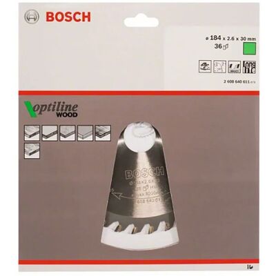 Bosch 2608640611 Lame de scie circulaire - Couper le bois avec précision - Publicité Bosch 2608640611 Lame de scie circulaire - Couper le bois avec précision - Publicité