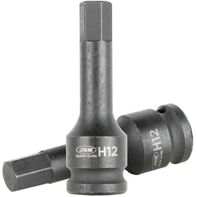 Jbm Clé Allen Impact 1/2´´ 12 Mm Grey One Size - Publicité Jbm Clé Allen Impact 1/2´´ 12 Mm Grey One Size - Publicité