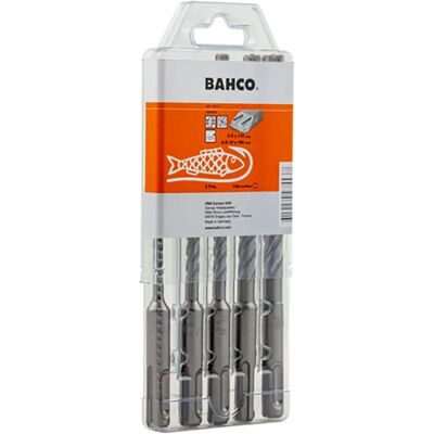 Bahco Jeu De Forets Pour Béton Armé Sds+4c 5 Unités Multicolor One Size - Publicité Bahco Jeu De Forets Pour Béton Armé Sds+4c 5 Unités Multicolor One Size - Publicité