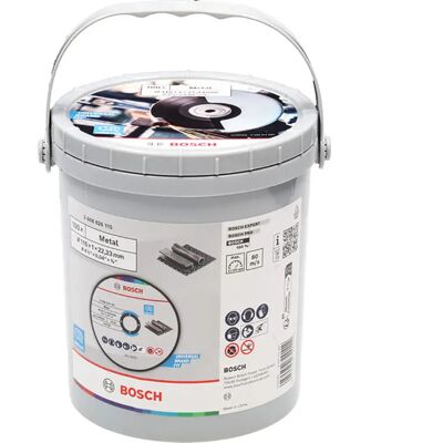 Bosch 2608626115 Accessoires - Disques de coupe pour métal - 100 pcs - Publicité Bosch 2608626115 Accessoires - Disques de coupe pour métal - 100 pcs - Publicité