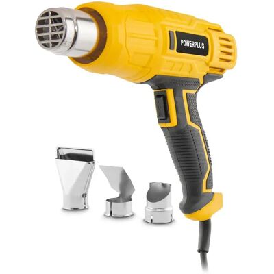 Powerplus Pistolet à Air Chaud 2000w Yellow One Size - Publicité Powerplus Pistolet à Air Chaud 2000w Yellow One Size - Publicité