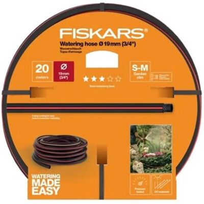 Fiskars Tuyau D´arrosage Q3 19 Mm 20 M Black / Red One Size - Publicité Fiskars Tuyau D´arrosage Q3 19 Mm 20 M Black / Red One Size - Publicité